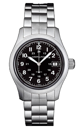 orologio hamilton khaki field quarzo acciaio h68411133