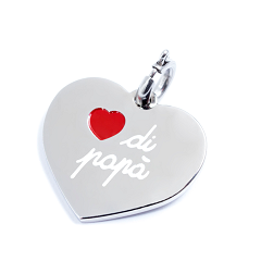 ciondolo marlu cuore di papa 15ch036
