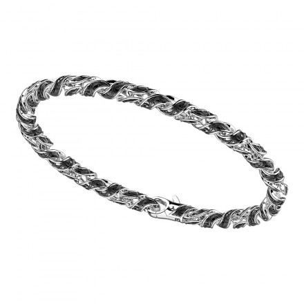 bracciale zancan uomo gotico in argento