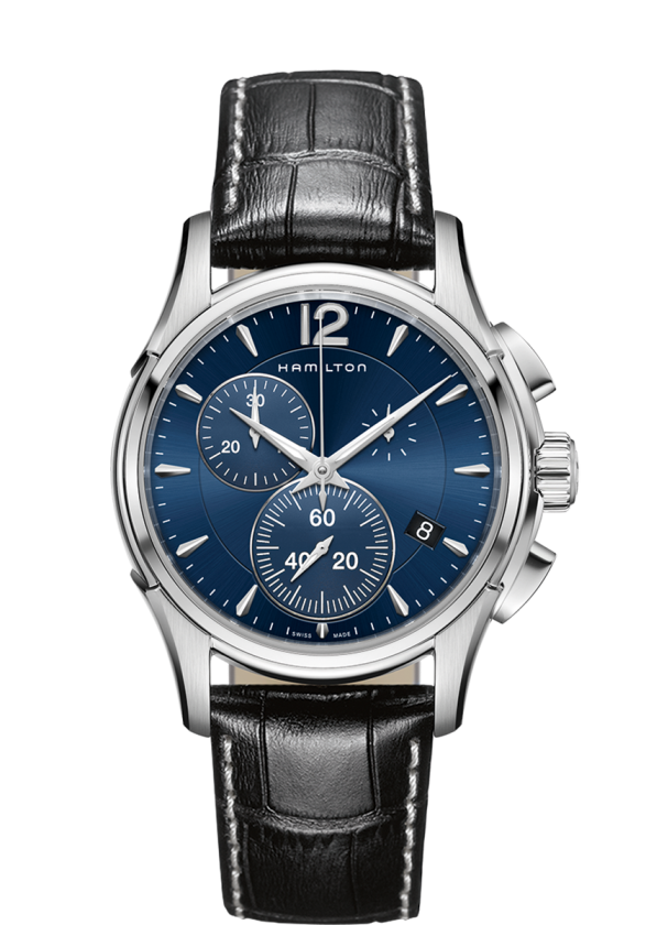 orologio hamilton jazzmaster chrono quarzo h32612741