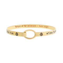 bracciale marlu acciaio tempo di avverare i tuoi sogni 18br061g