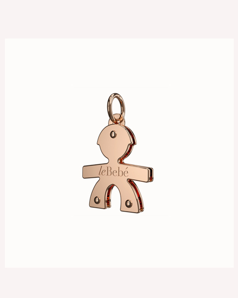 le bebe ciondoli mini maschio oro rosa lbb 046