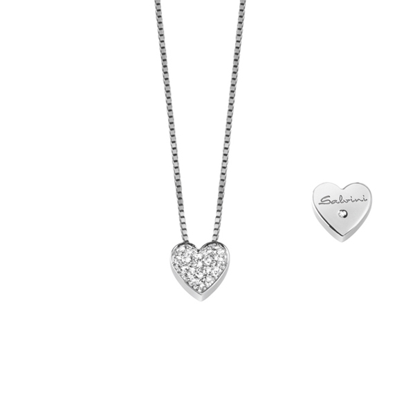 collier salvini cuore mini i segni