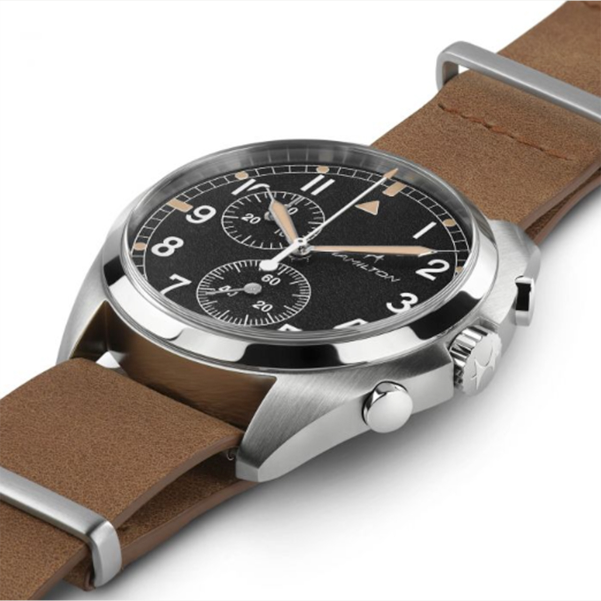 orologio hamilton khaki aviation pilot pioneer chrono quartz h76522531