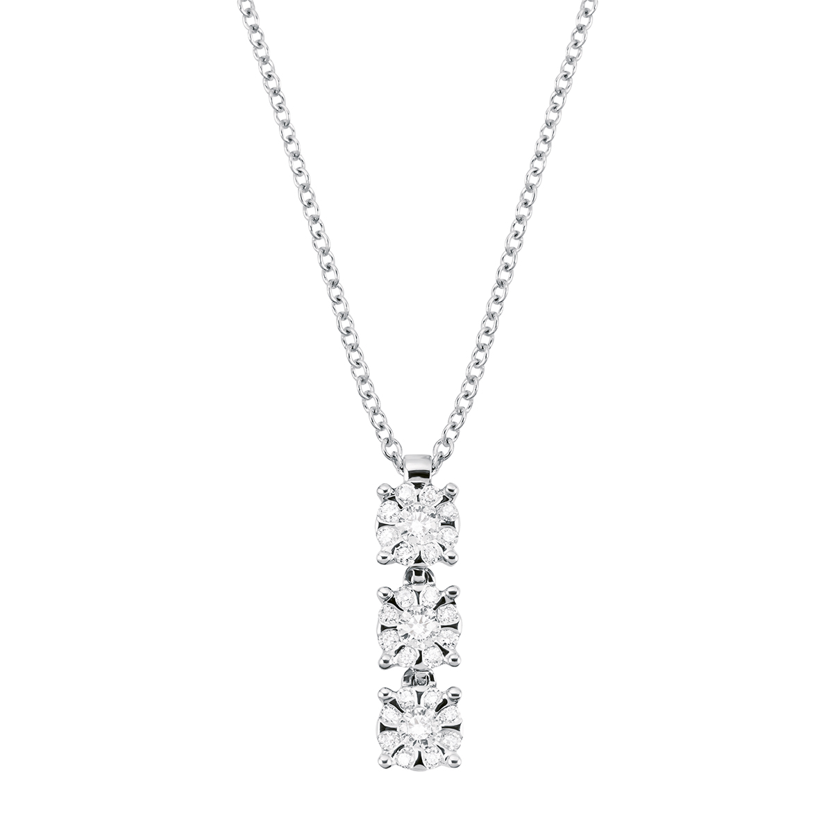 salvini daphne - collana in oro bianco con diamanti