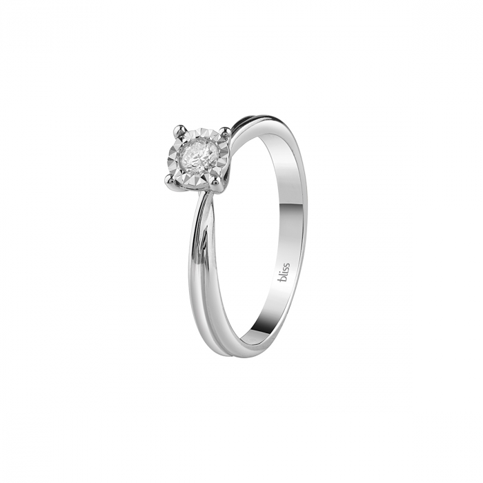 bliss collezione rugiada anello di fidanzamento