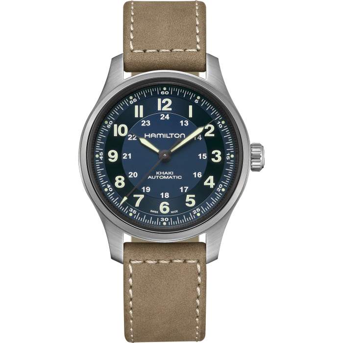 hamilton - khaki field titanium auto