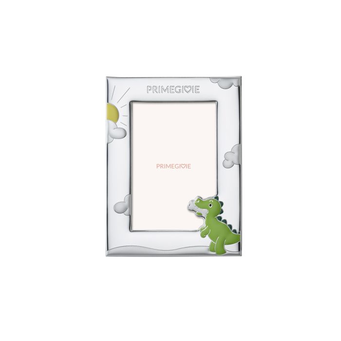 le bebe - toys cornice argento dinosauro