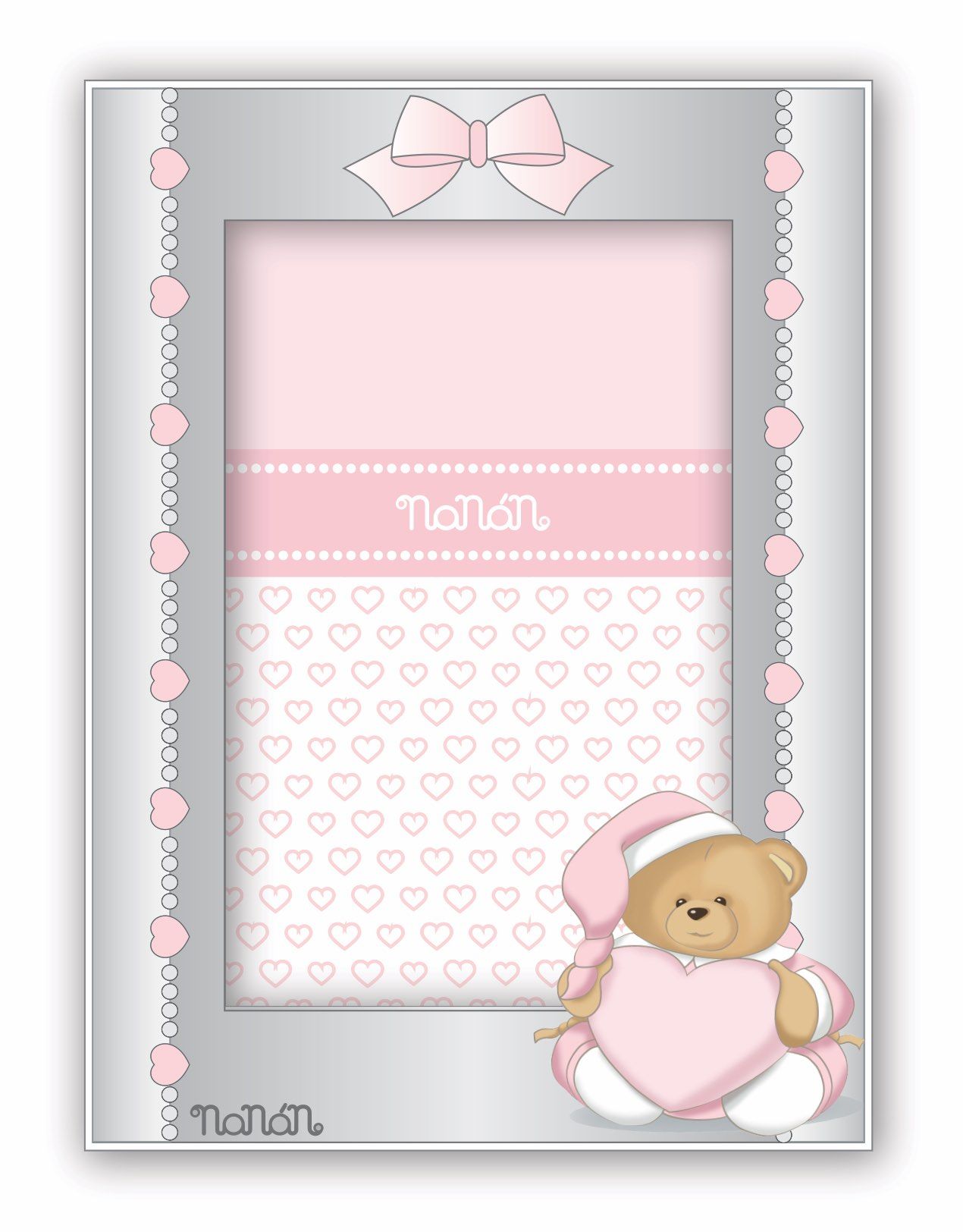 nanan cornice orsetto bimba 130 x 90 cm