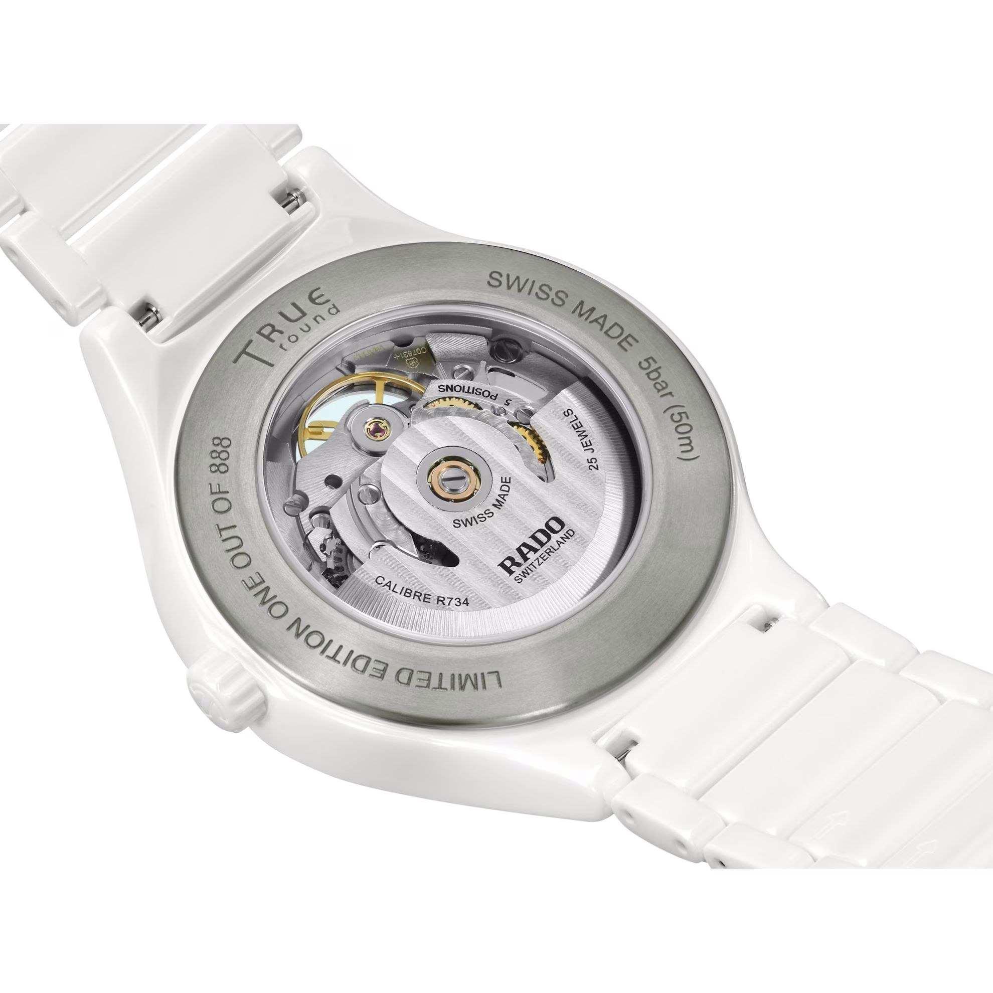 rado true round automatic open heart limited edition