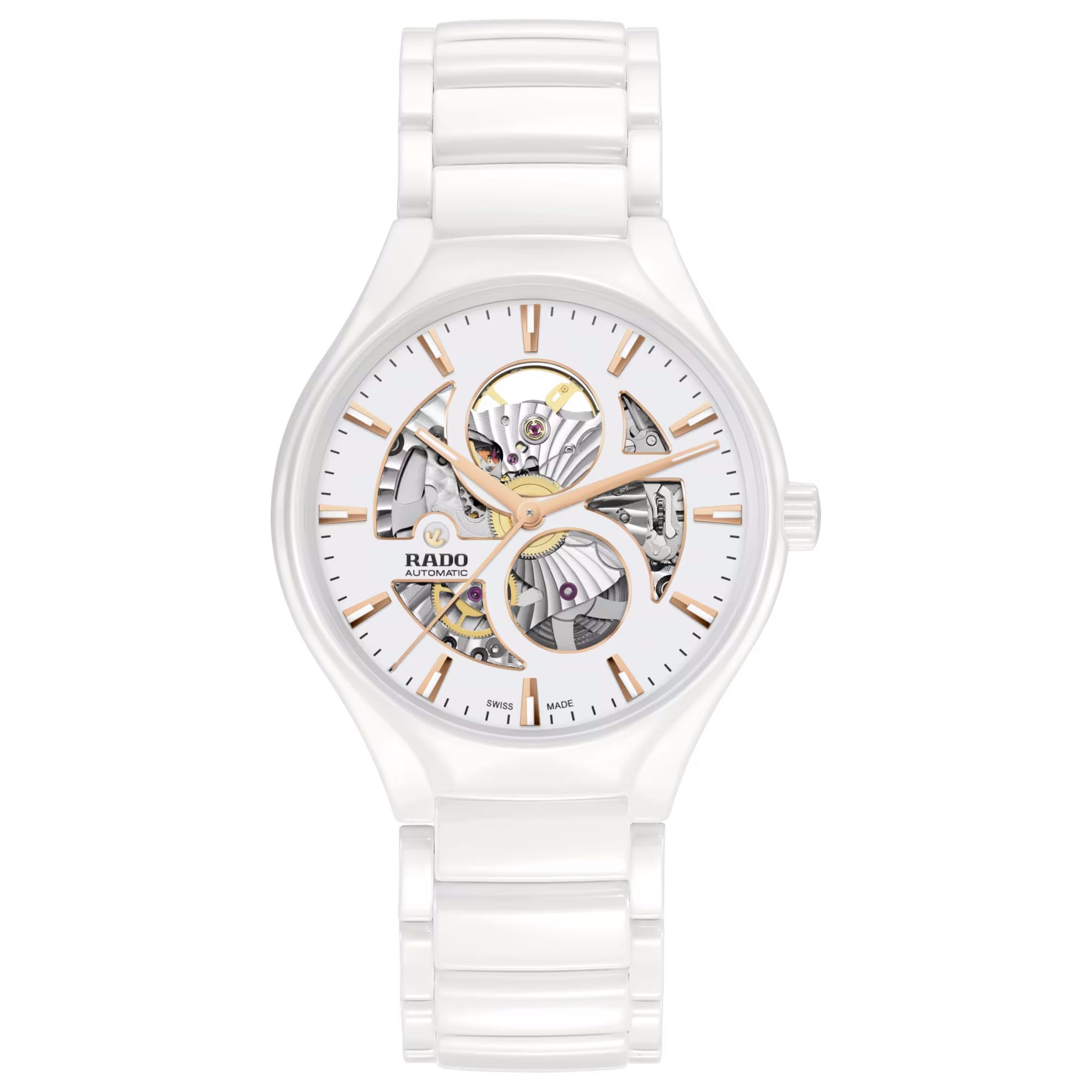 rado true round automatic open heart