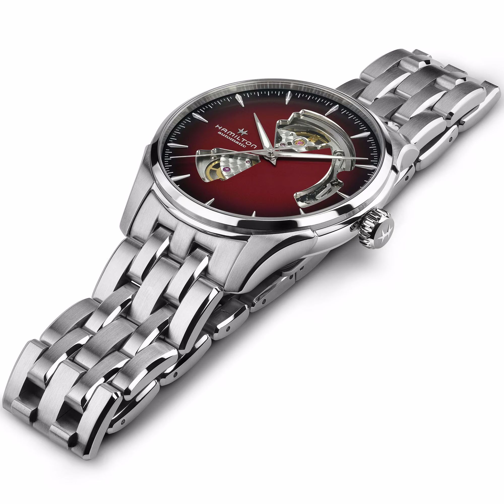 hamilton jazzmaster open heart auto