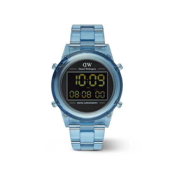 daniel wellington - retro digital light blue