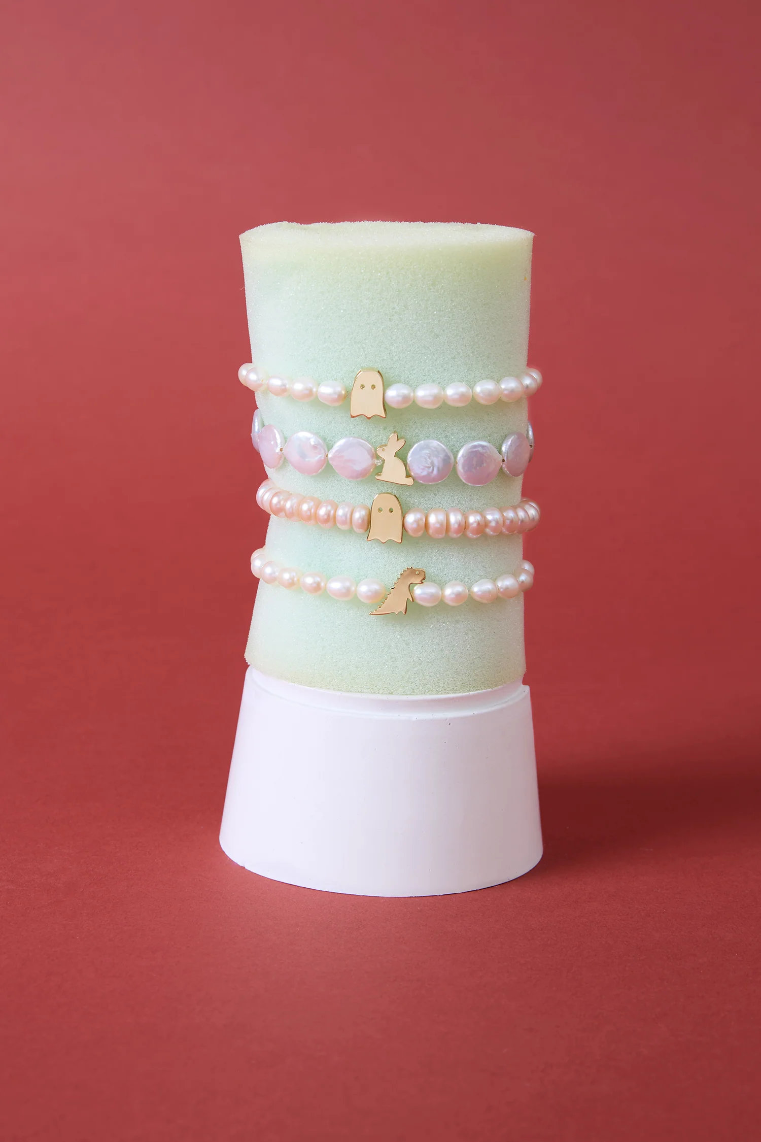 bracciale bold perla ovale dino