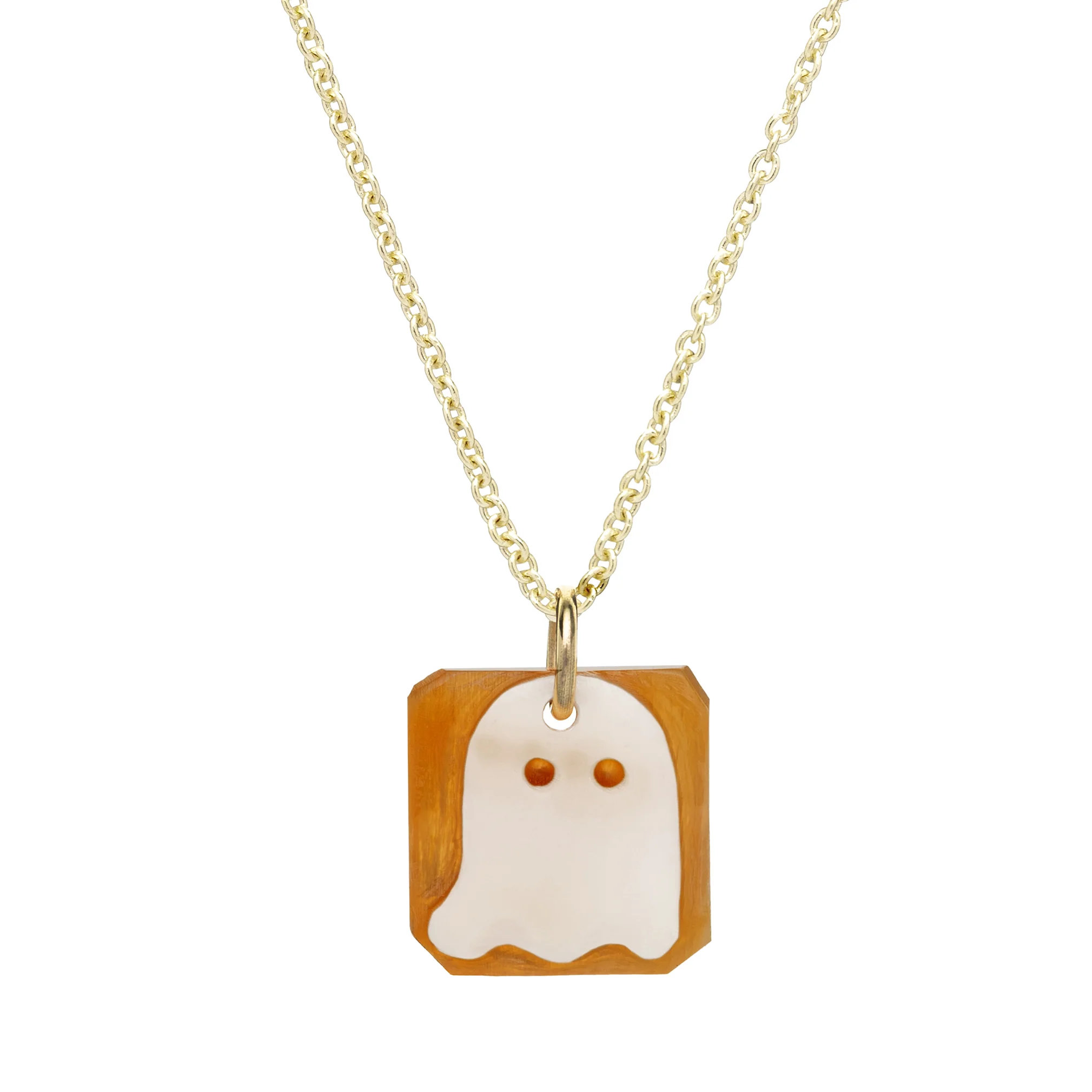mini cameo fantasma collana