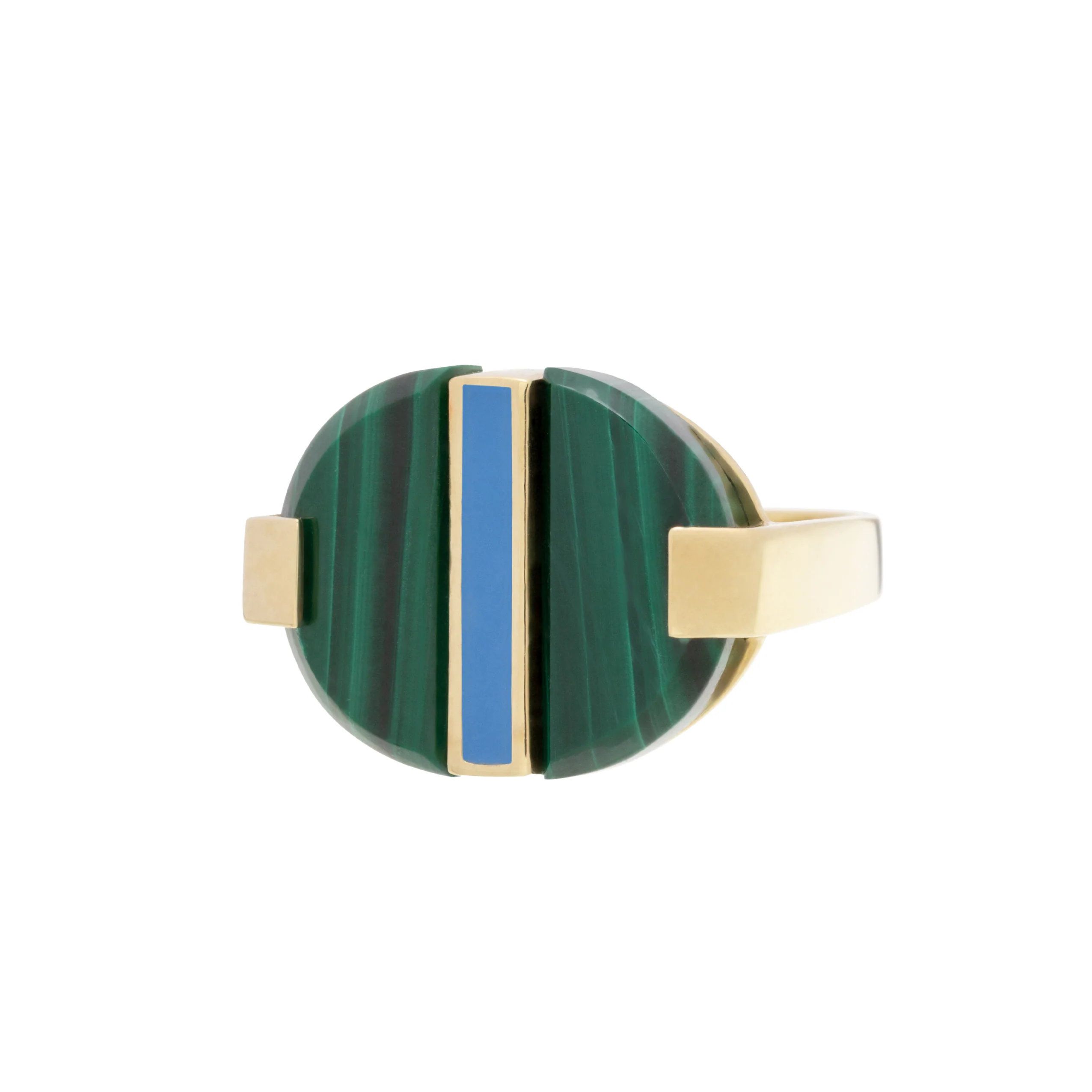 deco empanada malachite anello
