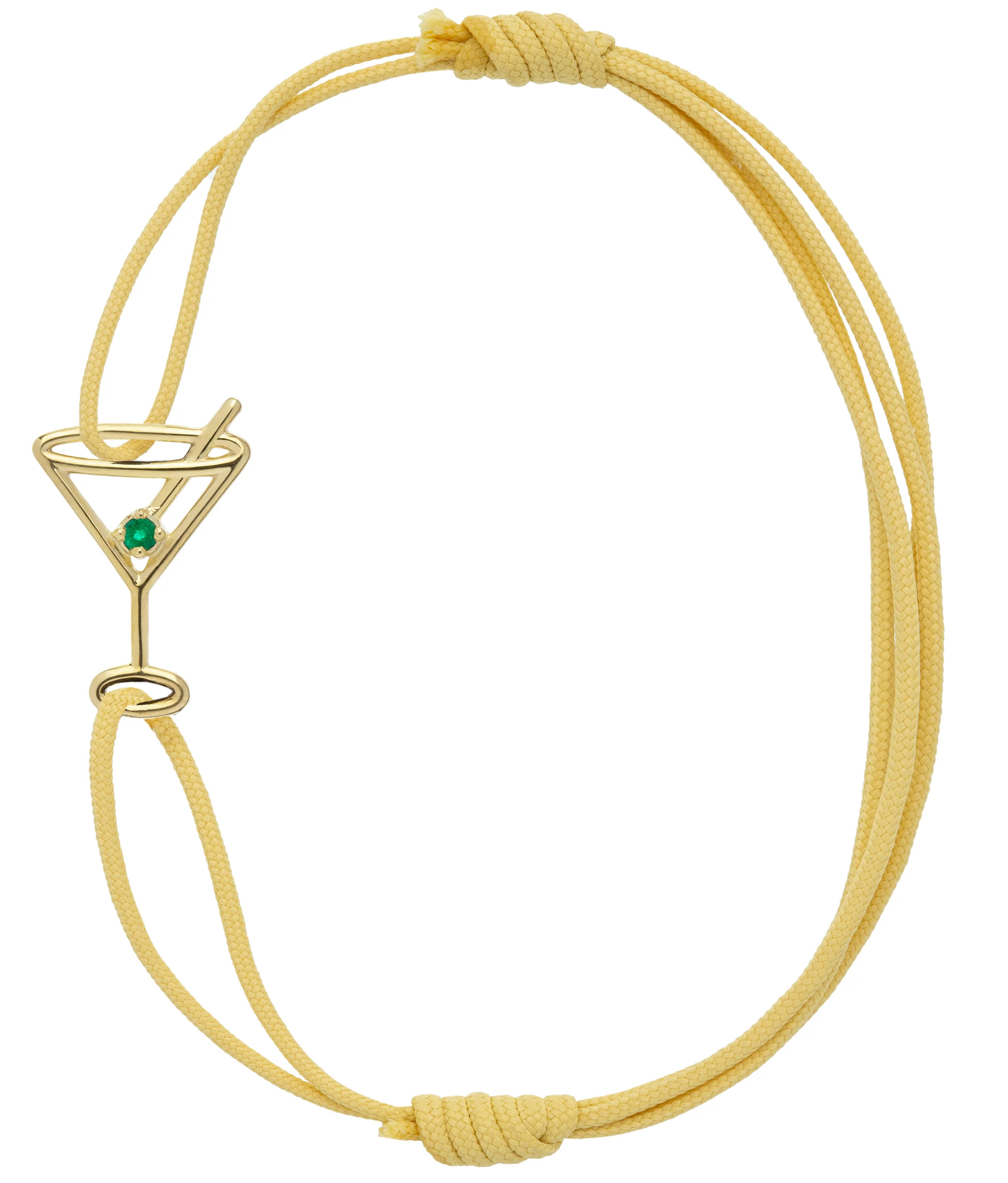 martini esmeralda bracciale cordino