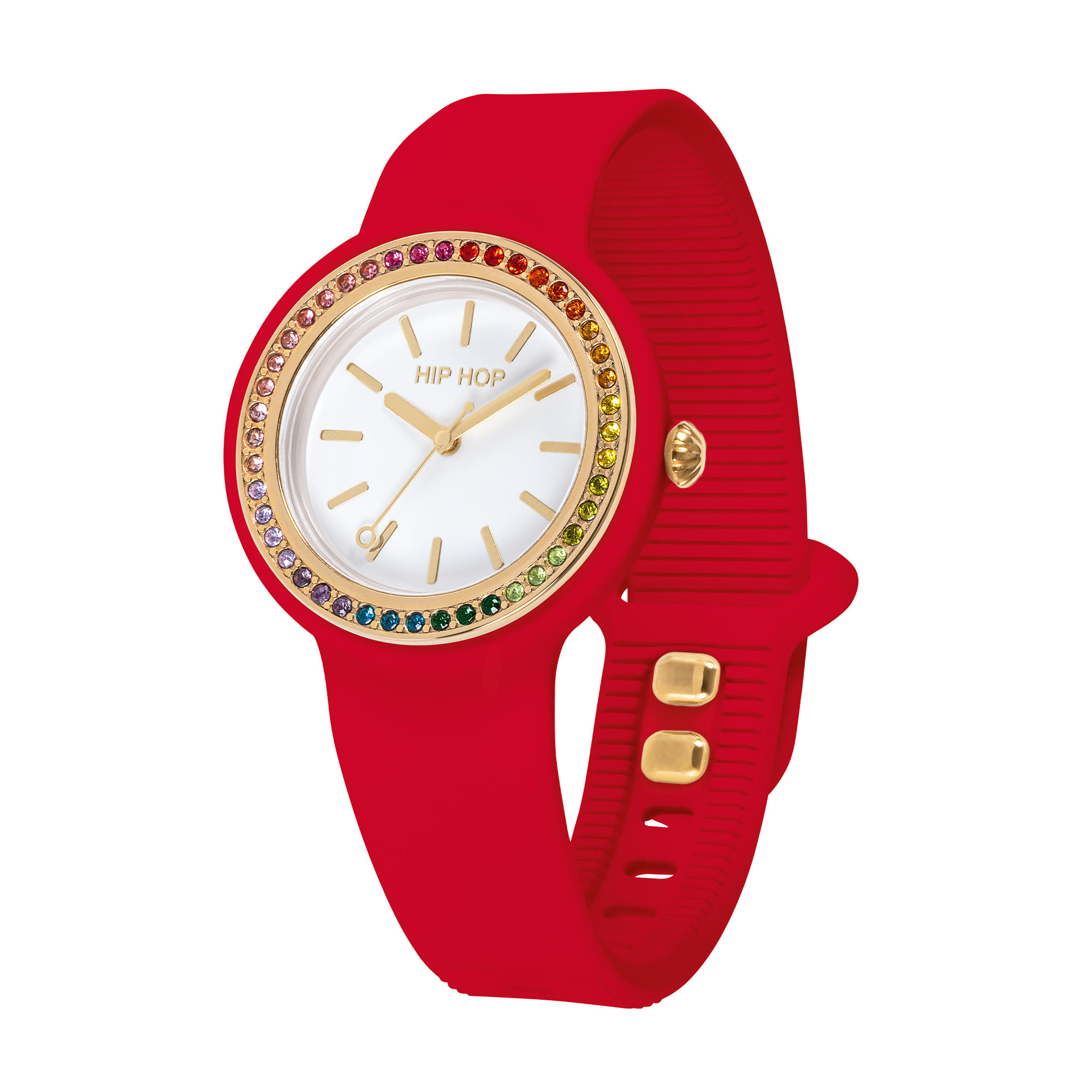 hero.dot bezel glam - crystal red