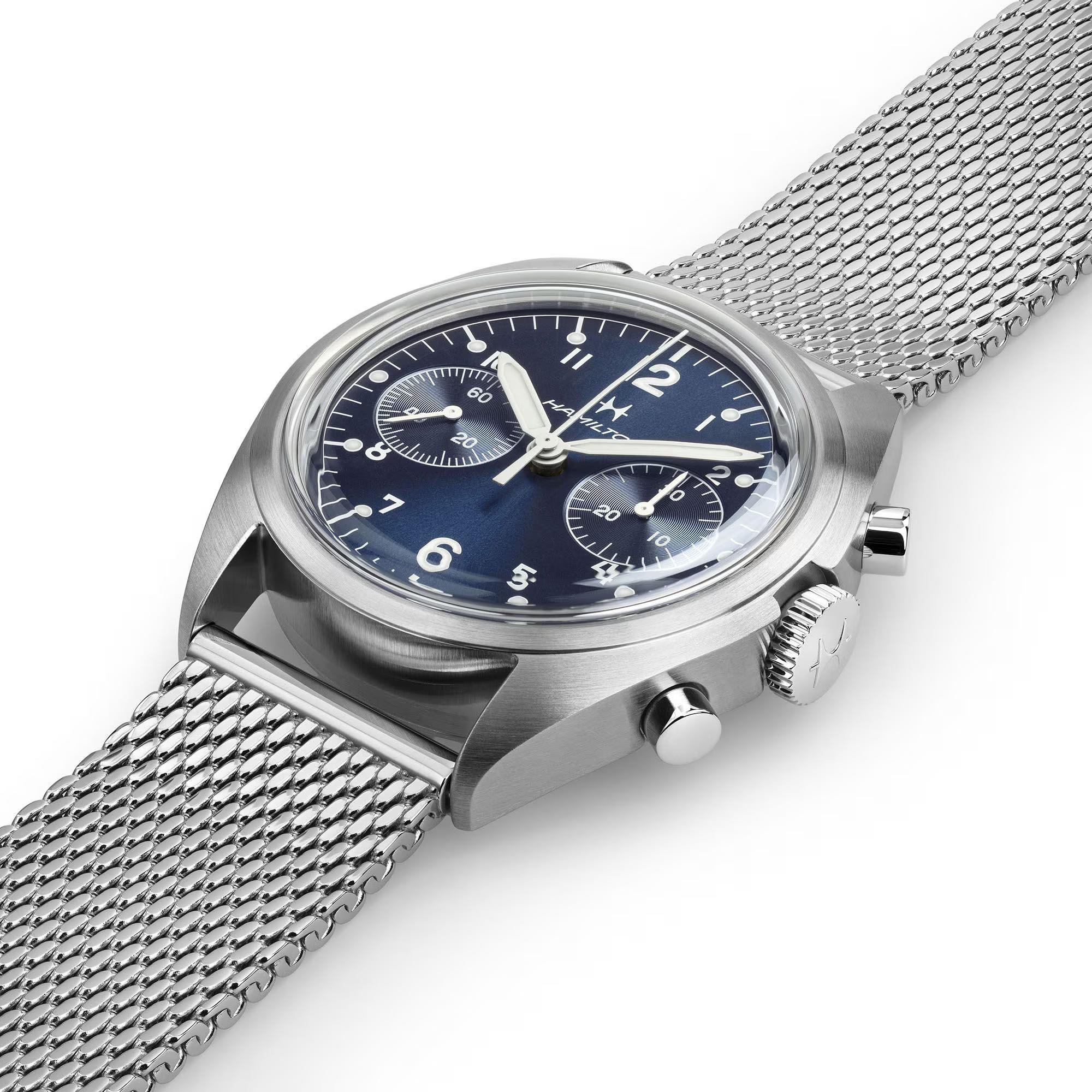 khaki aviation pilot pioneer mechanical chrono