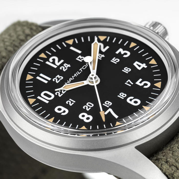 khaki field mechanical 36 mm
